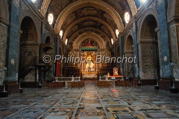 malte 09.jpg - IntÈrieur de la CathÈdrale Saint-JeanLa ValetteMalte